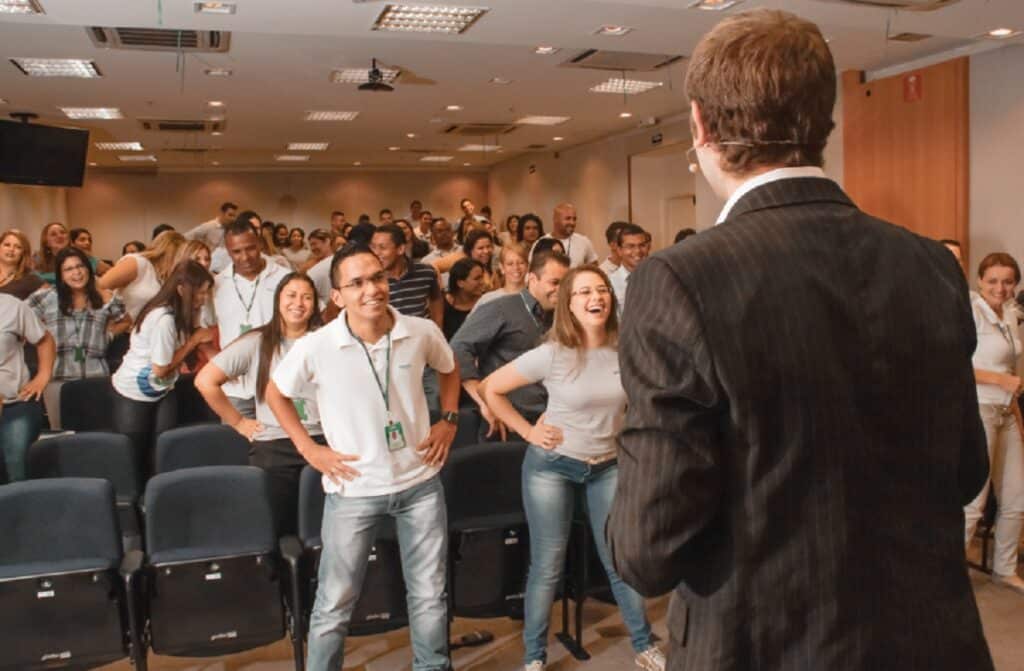 Palestra ginástica laboral