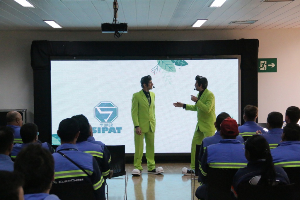 Palestrante em evento corporativo