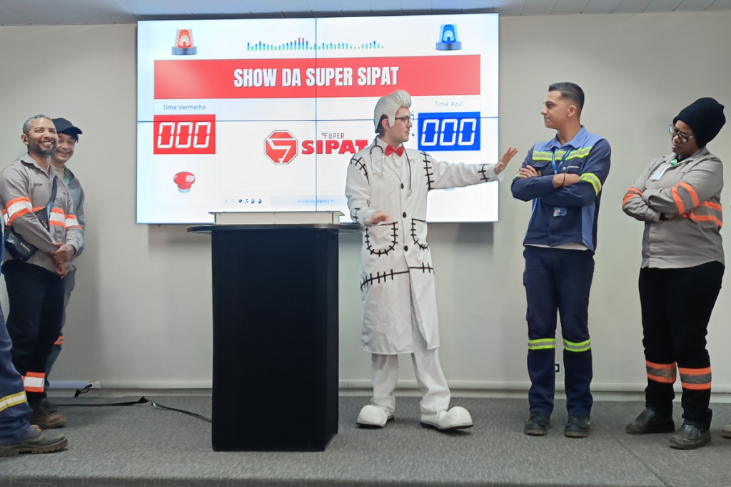 Palestrante em evento corporativo