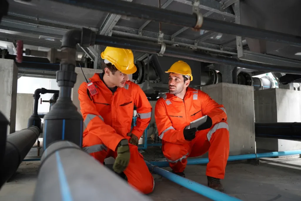 Trabalhadores em espaço confinado