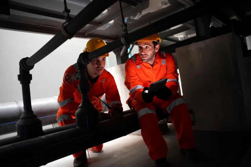 Trabalhadores em espaço confinado